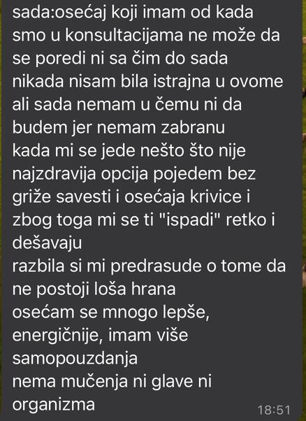 Utisak klijentkinje 1