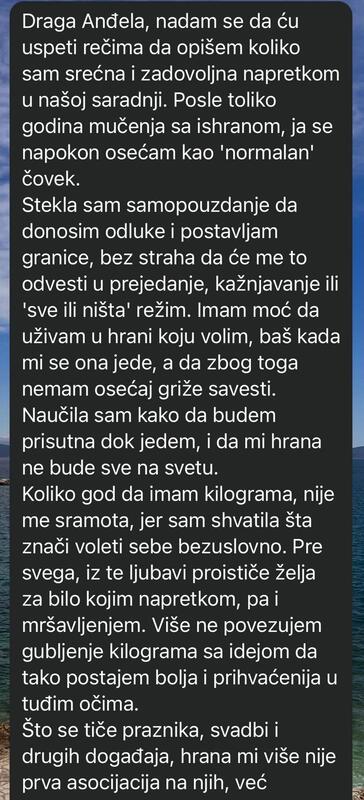 Utisak klijentkinje 20