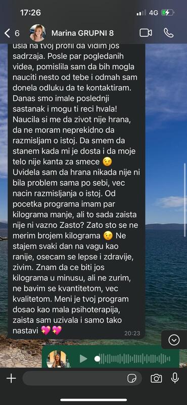 Utisak klijentkinje 30