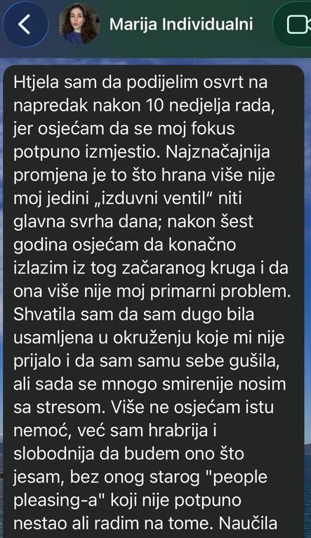 Utisak klijentkinje 55