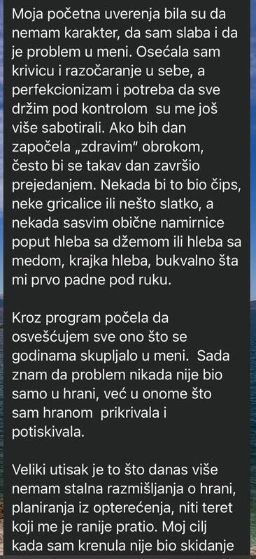 Utisak klijentkinje 58