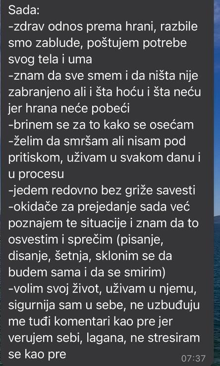 Utisak klijentkinje 8